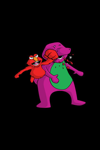 Epic Showdown: Barney vs. Elmo! 🥊🎉