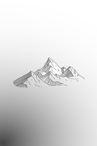 Chill Peaks: A Minimalist Mountain Escape