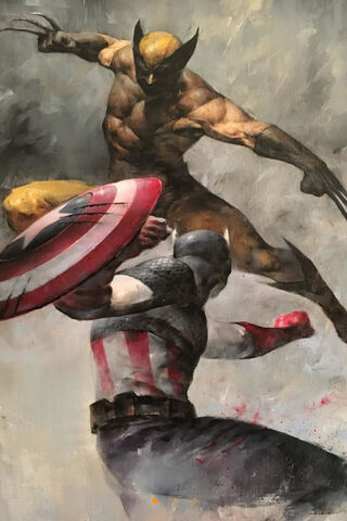 Captain VS Wolverine