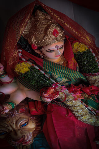 Divine Grace: The Radiance of Durga Matha 🌺✨