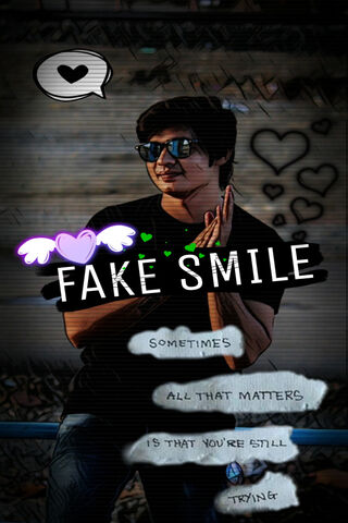 Behind the Mask: The Art of a Fake Smile