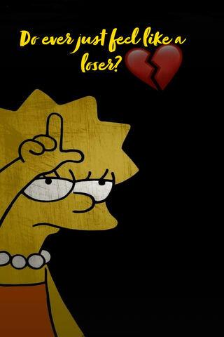 I Am A Loser - 240x320 Funny Mobile Wallpaper | Mobile Wallpapers |  Download Free Android, iPhone, Samsung HD Backgrounds