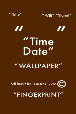 Chic Minimalism: Off-White Lockscreen Design