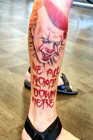 Float with Fear: The Pennywise Tattoo 🎈👹