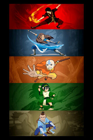 The Elements Unite: Team Avatar in Action! 🌟