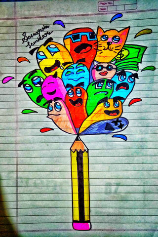 Whimsical Pencil Parade 🎨✏️