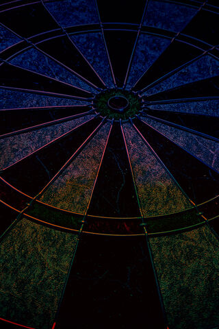 Neon Dartboard Dreams 🎯✨