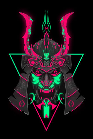 Neon Fury: The Oni Mask