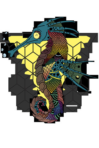 Seahorse Serenade: A Love Story in Color 🌊❤️