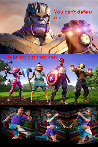 Epic Showdown: Thanos vs. Fortnite Heroes! 💥