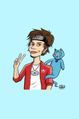 Rubius: The Playful Gamer with a Furry Friend! 🎮🐾