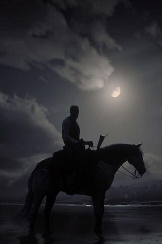 Moonlit Ride in the Wild West 🌙🐎