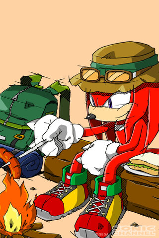 Adventure Awaits: Camping with Knuckles! 🏕️🔥