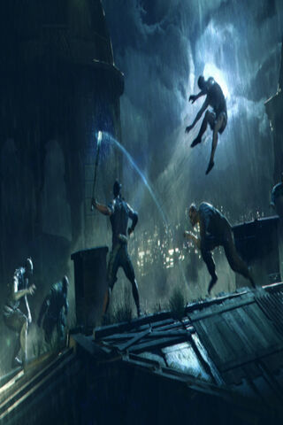 Skyward Showdown: A Battle Above the City