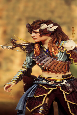 Aloy: The Brave Hunter of the Horizon 🌄🗡️