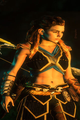 Aloy: The Brave Hunter of the Future 🌄🦾