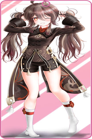 Hu Tao: The Playful Pyro of Liyue! 🔥✨