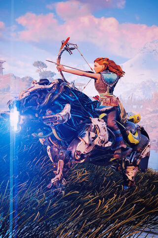Aloy’s Brave Ride into the Future 🌄🦖
