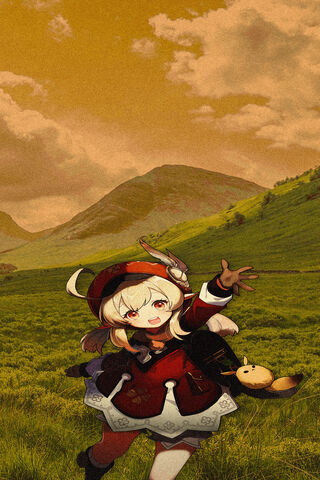 Klee's Adventure in the Whispering Meadows 🌼✨