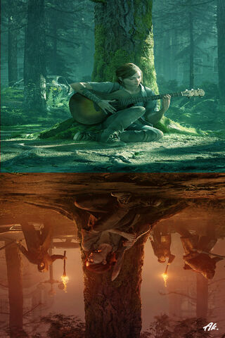 Echoes of Survival: A Tale of Two Worlds 🎸🌲