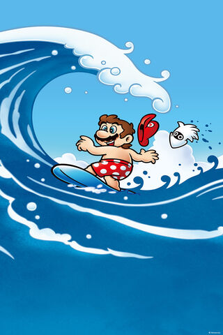 Mario's Epic Wave Ride! 🌊🏄