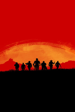 Sunset Showdown: The Legends of RDR II 🌅🤠