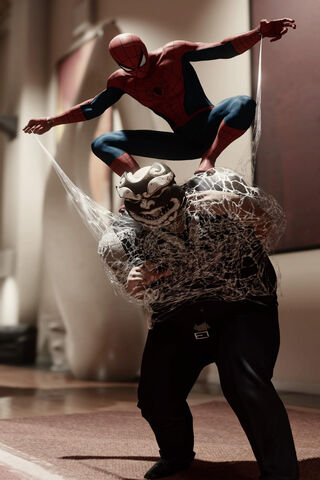 Web-Slinging Action: Spider-Man vs. The Villain!