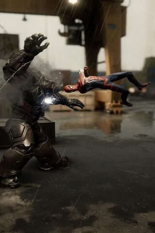 Epic Showdown: Spider-Man vs. The Rhino! 🕷️💥