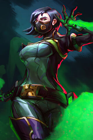 Viper: The Toxic Avenger of Valorant 🌿💚