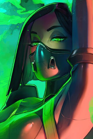 Viper's Venomous Gaze 🌿💚