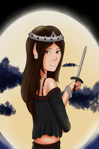 Regal Warrior of the Night 🌙⚔️