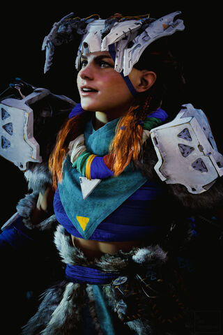 Aloy: The Brave Hunter of the Future 🌄✨