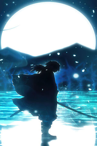 Giyuu: The Silent Guardian of the Night 🌙⚔️