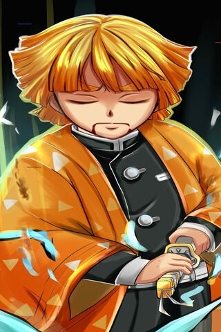 The Calm Before the Battle: Zenitsu's Resolve