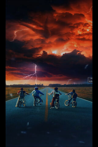 Adventure Awaits in the Upside Down 🌩️🚴