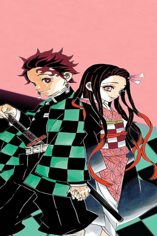 Siblings in Battle: Tanjirou and Nezuko Unite! 💥👫