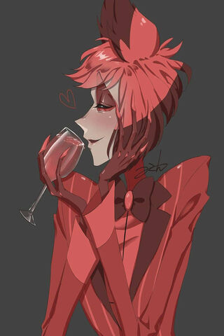 Sipping Elegance: Alastor's Toast