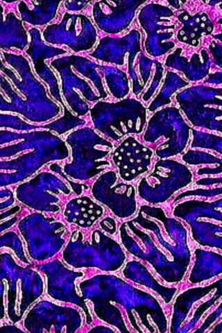 Vibrant Elegance: The Purple Batik Delight