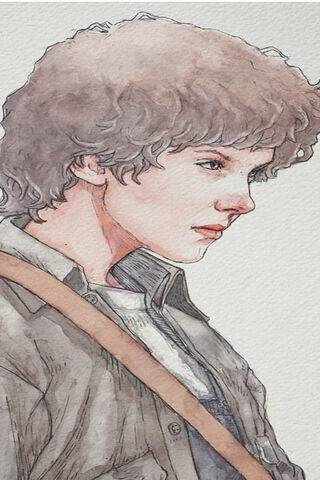 The Enigmatic Heroine: A Watercolor Tribute