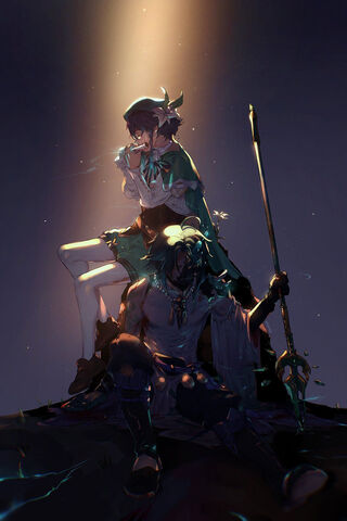 Celestial Companions: The Bond of Xiao and Venti 🌌✨