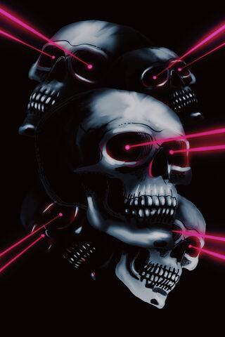 Neon Nightmares: The Skull Saga 💀✨