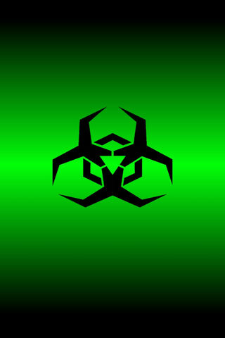 Toxic Vibes: The Biohazard Green Emblem