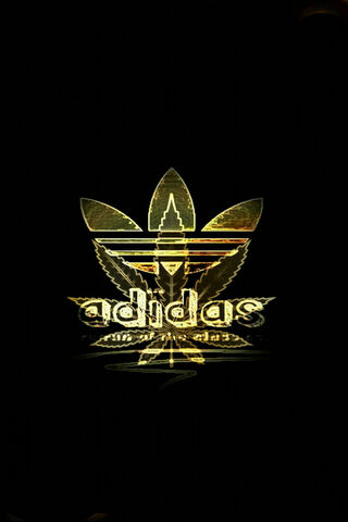 Gold Adidas W d Wallpaper Download to your mobile from PHONEKY