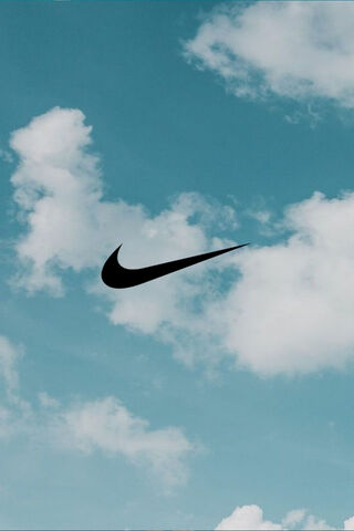 Sky High: The Iconic Nike Swoosh 🌤️✨