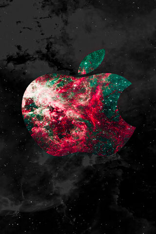 Cosmic Apple: A Stellar Twist on a Classic Icon 🍏✨