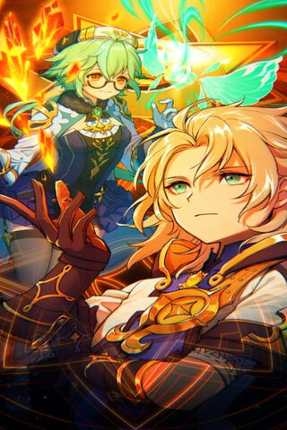 Elemental Harmony: Albedo and Sucrose Unite! 🌟✨