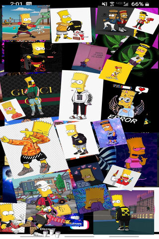 Bart's Bold Adventures: A Stylish Collage