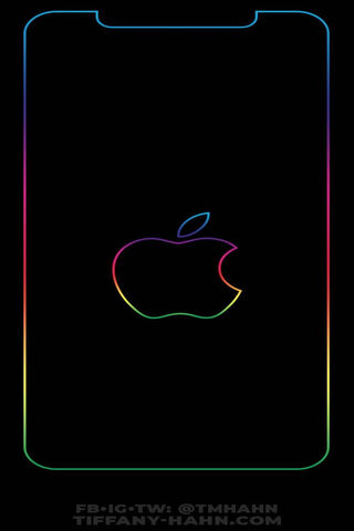 Vibrant Apple Glow: The Future of iPhone