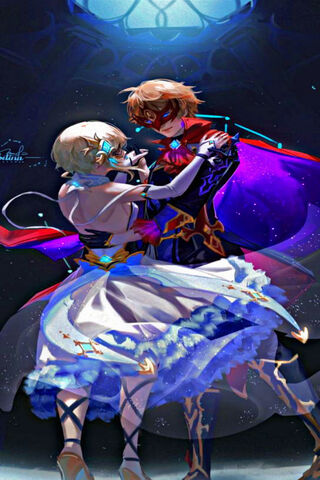 Dancing in the Stars: Lumine and Tartaglia's Enchanted Encounter ✨💫