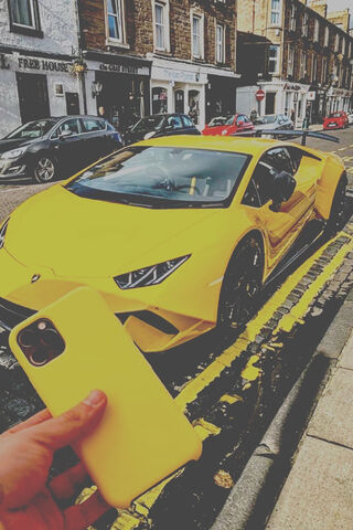 Sportscar And Iphone